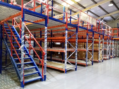 Rack Supported Mezzanine Floor